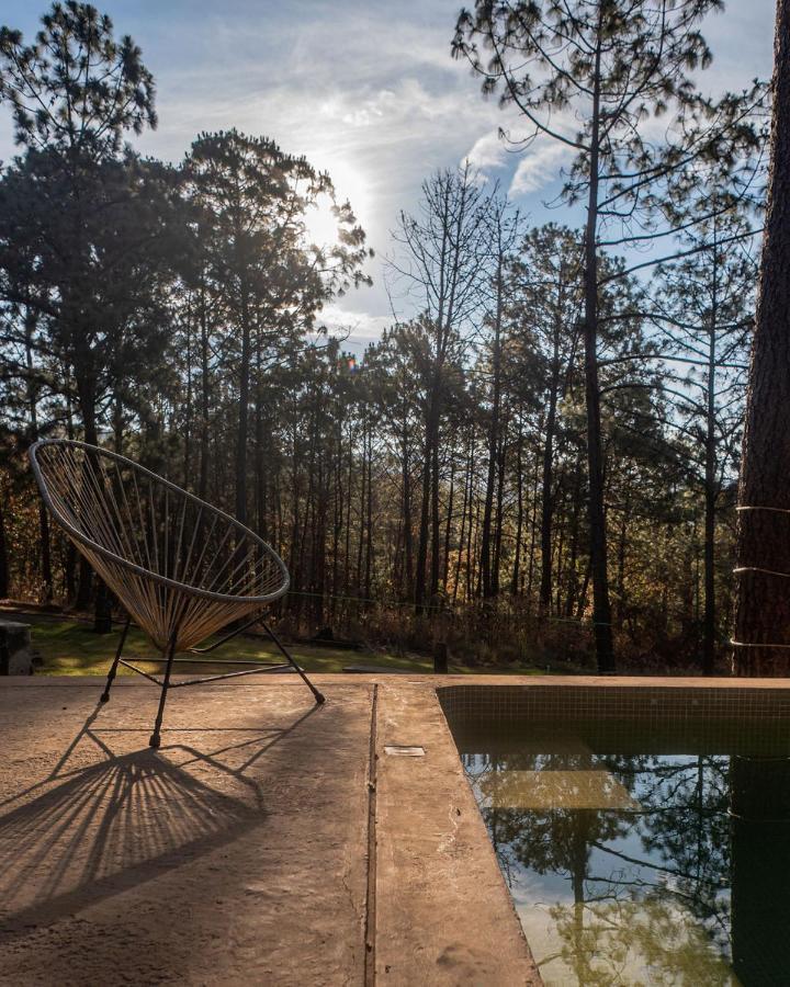 Cabana Lujo Con Alberca Climatizada Vistas Al Bosque De Mazamitla Exterior foto