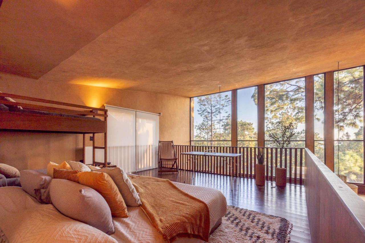 Cabana Lujo Con Alberca Climatizada Vistas Al Bosque De Mazamitla Exterior foto